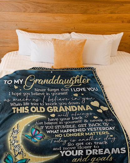 BLANKET FOR GRANDDAUGHTER FROM GRANDMA FULL (SKUB-BLK-GMD2)