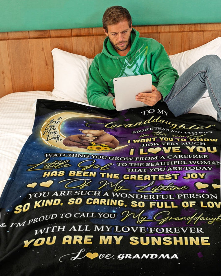 BLANKET FOR GRANDDAUGHTER FROM GRANDMA FULL (SKUB-BLK-GMD3)