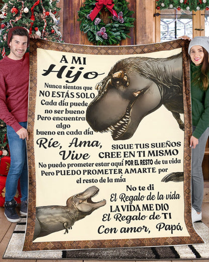 Manta para Hijo – Regalo de Consuelo y Calidez de Papá Manta Acolchada de Forro Polar Sherpa NTTDsp (SKUB11-63)