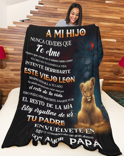 Manta para Hijo – Regalo de Consuelo y Calidez de Papá Manta Acolchada de Forro Polar Sherpa NTTDsp (SKUB11-72)