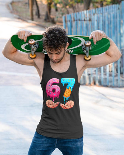 ICE CREAM 6 7 - UNISEX MEME T-SHIRT - EBIL00