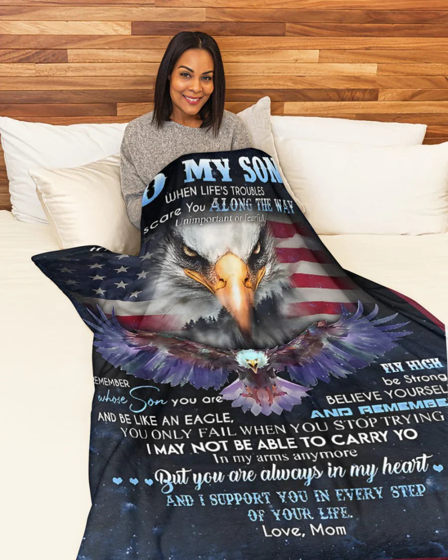 Special Gift For Your Son Blanket - From Mom