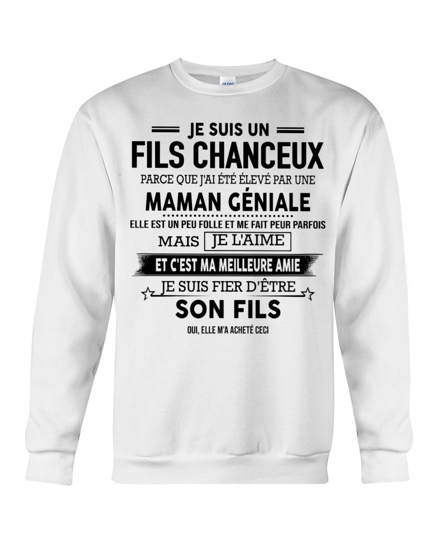 JE SUIS UN FILS GÂTÉ – CADEAU DE MAMAN INCROYABLE - frEBIL00