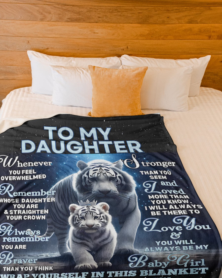 BLANKET FOR DAUGHTER – COMFORT & WARMTH GIFT FROM MOM Sherpa Fleece Quilt Blanket EBIL00 (SKUB12-153)