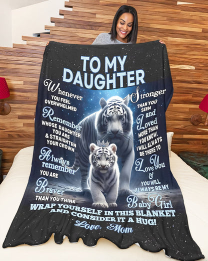 BLANKET FOR DAUGHTER – COMFORT & WARMTH GIFT FROM MOM Sherpa Fleece Quilt Blanket EBIL00 (SKUB12-153)