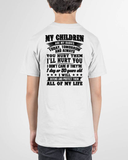 MY CHILDREN ARE MY BABY - T-SHIRT FOR MOM - EBIL00 (SKU12-274)