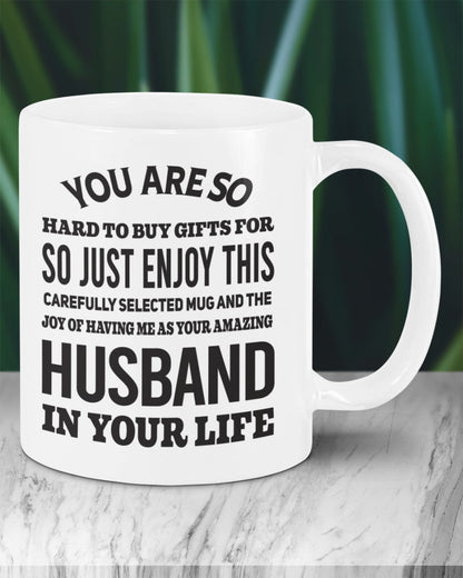 FUNNY MUG FOR YOUR WIFE - PERFECT GIFT FOR VALENTINE'S DAY - GIFT FROM HUSBAND EBIL00 (SKU12-327)
