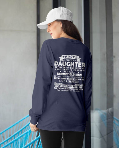 I'm Not A Perfect Daughter But My Crazy Mom Loves Me - Gift For Daughter From Dad - DONN00 (SKU2603-113-00)