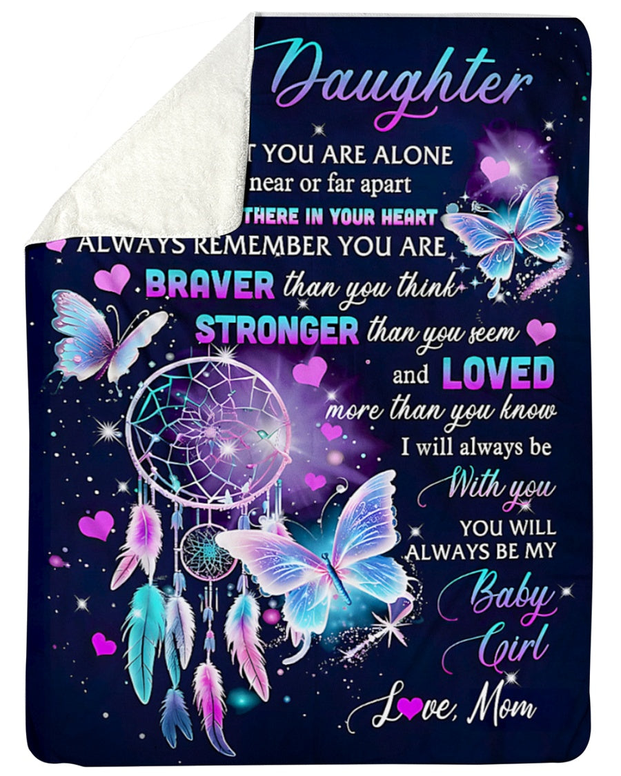 Special Gift For Your Daughter Blanket - From Mom (SKUB12-181)
