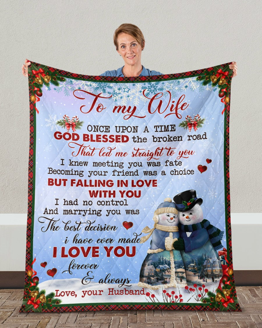 BLANKET FOR WIFE FROM HUSBAND – XMAS GIFT FULL