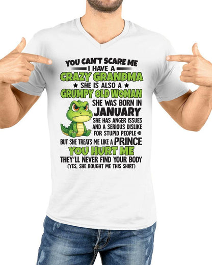 January - You Can’t Scare Me - Gift For Grandson From Grandma - DOAN01 (SKU09-85-01)