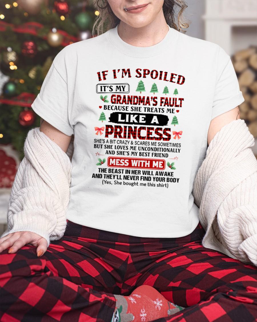 CHRISTMAX T-SHRIT FOR GRANDDAUGHTER - GIFT FROM GRANDMA - EBIL00