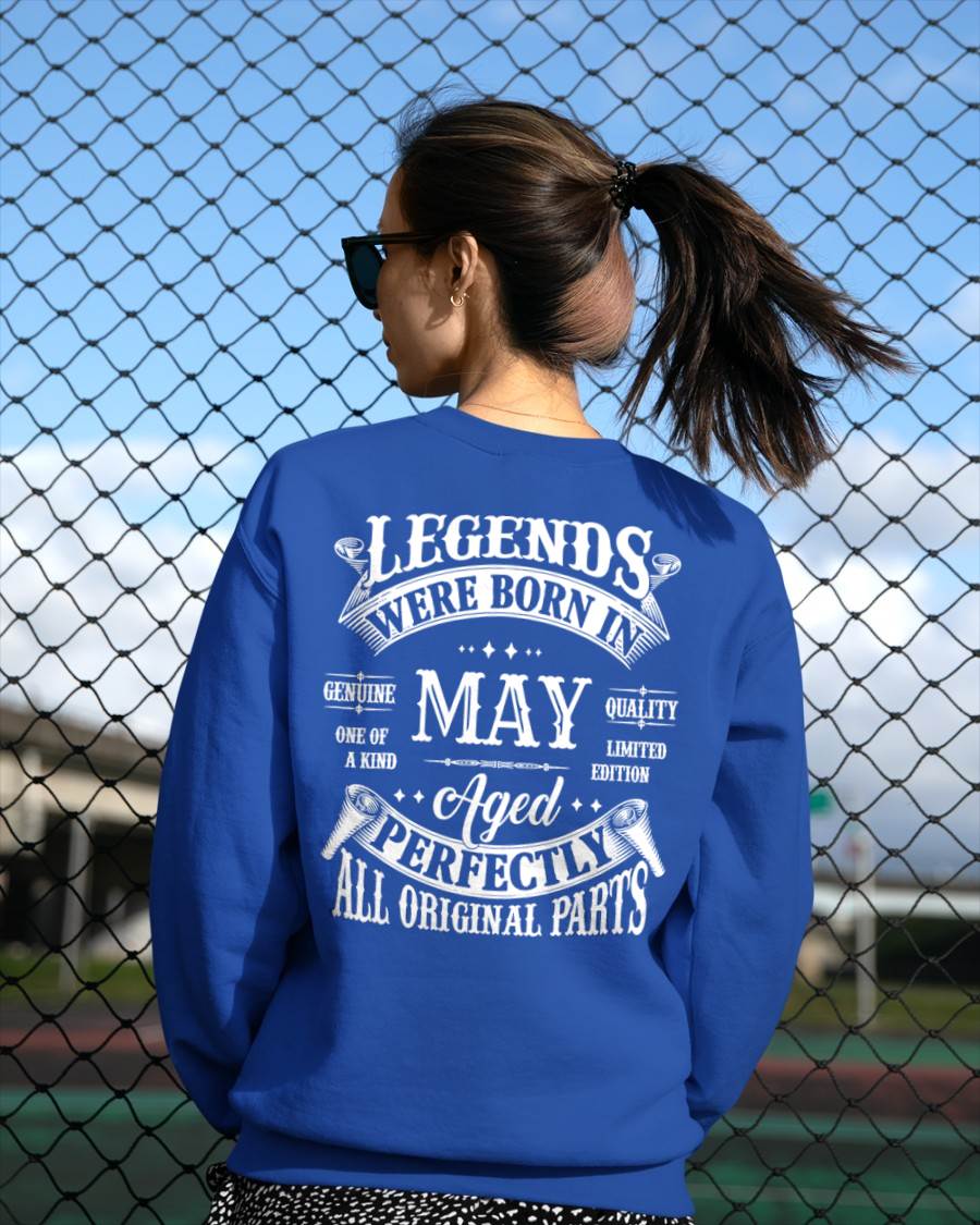Legends Were Born In May - T Shirt For Woman - DONN05 (SKU08-37-05)