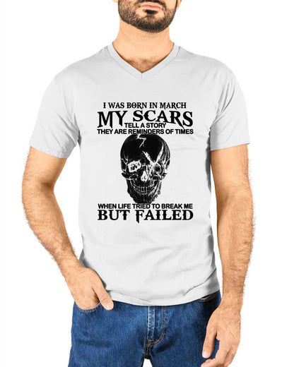 MARCH - MY SCARS – T-SHIRT FOR MAN – DONN03 (SKU2608-413-03)