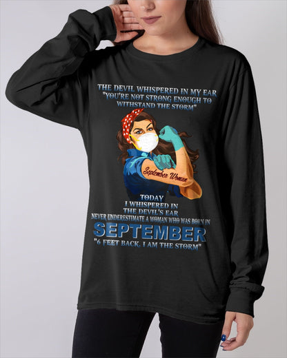 Never Underestimate A Woman Born In September – September Woman “I Am The Storm” - FMA / EBIL09 (SKU12-322-09)