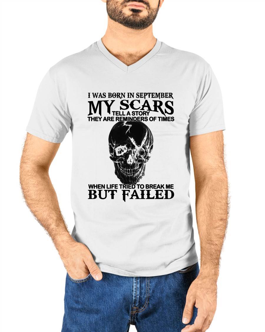 SEPTEMBER - MY SCARS – T-SHIRT FOR MAN – DONN09 (SKU2608-413-09)