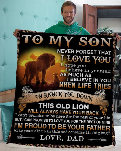 Special blanket for Son From Dad blanket