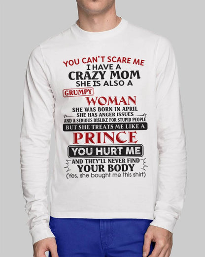 April - You Can’t Scare Me - Gift For Son From Mom - DONN04 (SKU11-89-04)