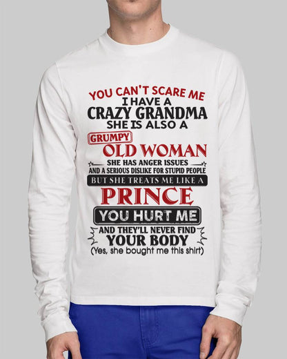 You Can’t Scare Me I Have A Crazy Grandma – Gift For Grandson And Granddaughter From Grandma – DONN00 (SKU11-41-00)