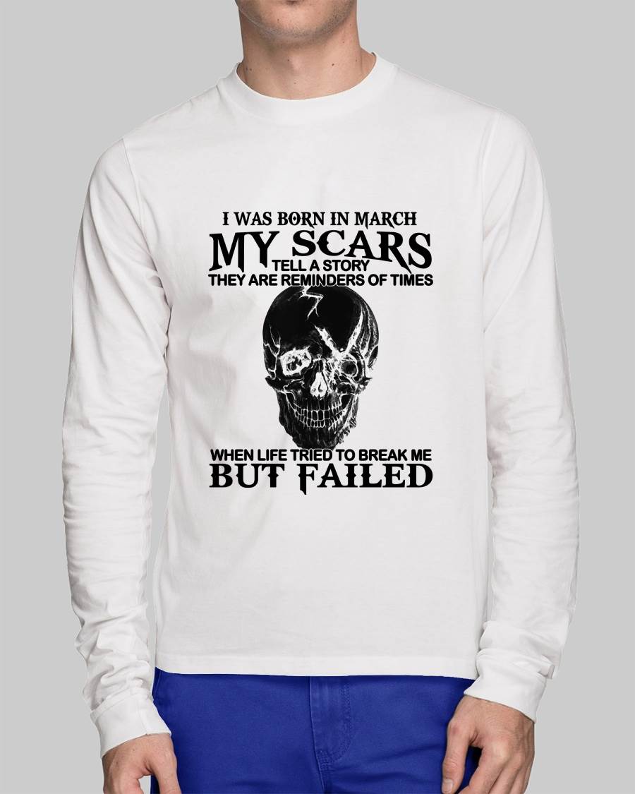 MARCH - MY SCARS – T-SHIRT FOR MAN – DONN03 (SKU2608-413-03)