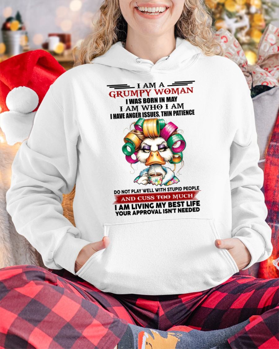 MAY - GRUMPY WOMAN - BIRTHDAY SHIRT FOR WOMEN - EBIL05 (SKU26T-01-22-05)