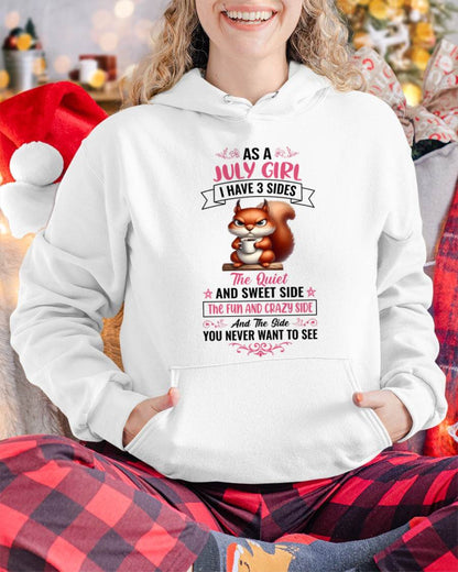 July - I Have 3 Sides – T Shirt For Woman – DONN07 (SKU2604-233-07)