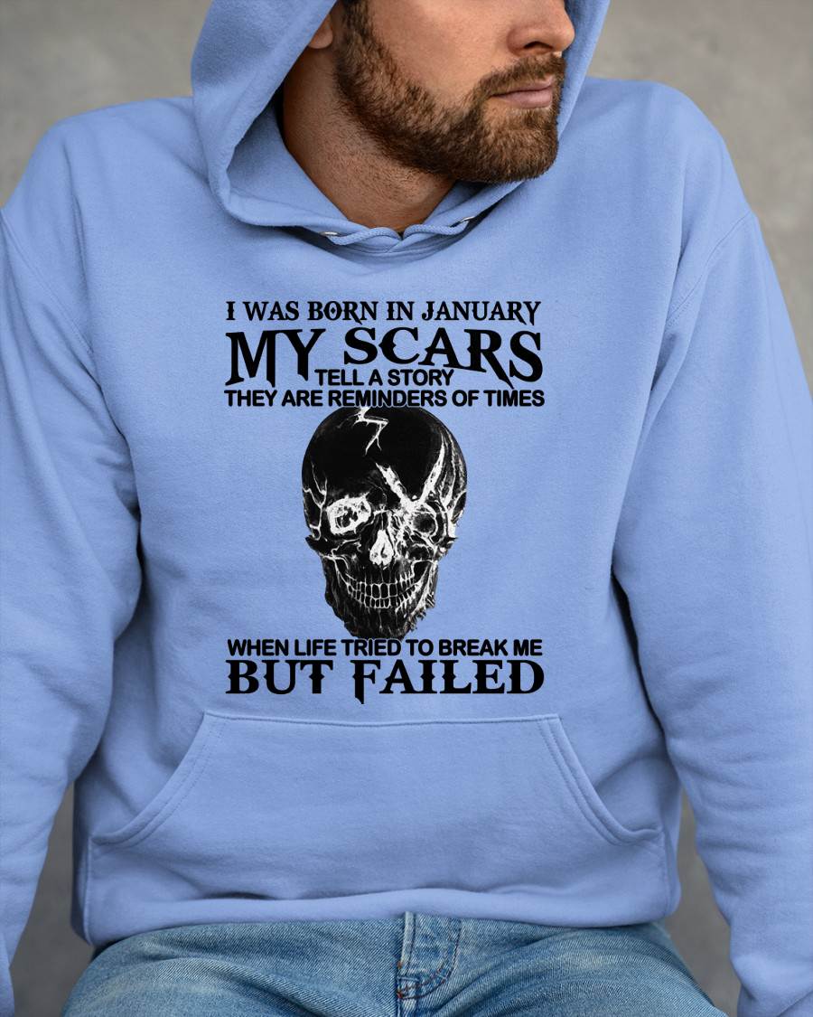 JANUARY - MY SCARS – T-SHIRT FOR MAN – DONN01 (SKU2608-413-01)