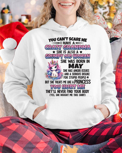 You Can’t Scare Me I Have A Crazy Grandma - Gift For Grandson And Granddaughter From Grandma - DOAN05 (SKU09-106-05)