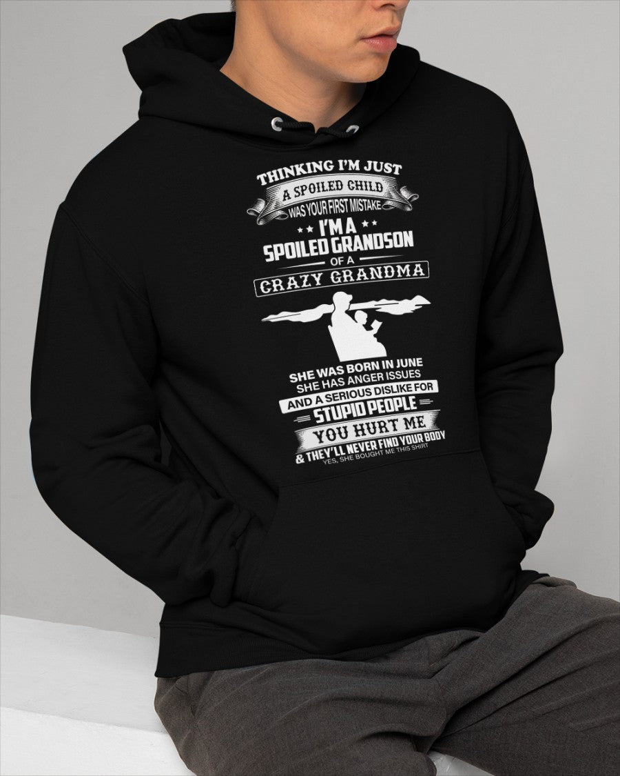 Spoiled by Grandma Shirt June Edition – From Grandma to Grandson EBIL06 (SKU-GMS2-06)