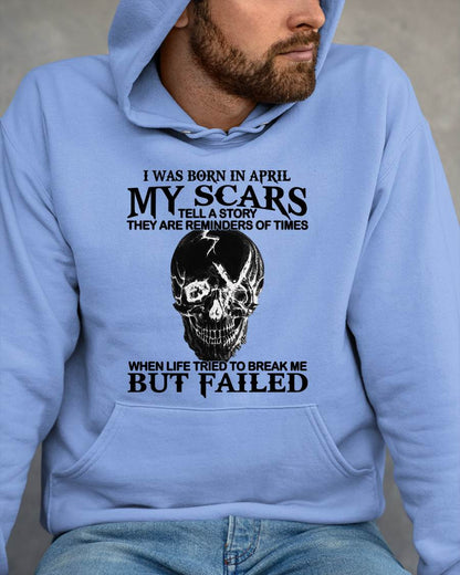 APRIL - MY SCARS – T-SHIRT FOR MAN – DONN04 (SKU2608-413-04)