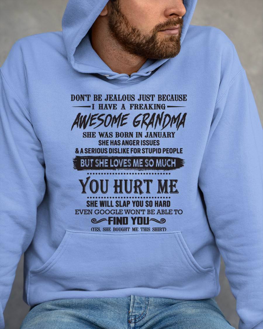 Don't Be Jealous - Gift For Grandson And Granddaughter From Grandma - DOAN01 (SKU07-153-01)