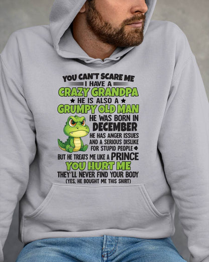 YOU CAN’T SCARE ME - GIFT FOR GRANDSON AND GRANDDAUGHTER FROM GRANDPA - DOAN12 (SKU09-121-12)
