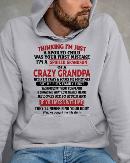 Thinking I'm Just A Spoiled Child - Gift For Son From Mom - DONN00 (SKU10-05-00)