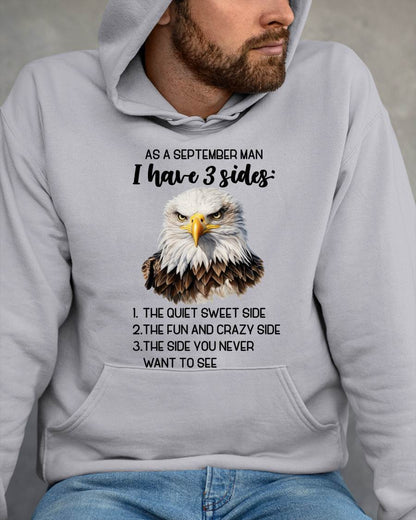 As A September Man I Have 3 Sides – T Shirt For Man – DONN09 (SKU2603-102-09)