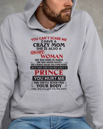 March - You Can’t Scare Me - Gift For Son From Mom - DONN03 (SKU11-89-03)