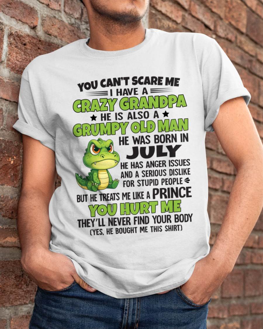 YOU CAN’T SCARE ME - GIFT FOR GRANDSON AND GRANDDAUGHTER FROM GRANDPA - DONN07 (SKU09-121-07)