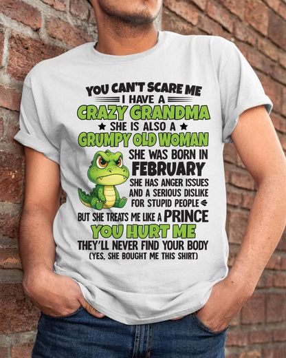 You Can’t Scare Me - Gift For Grandson And Granddaughter From Grandma - DONN02 (SKU09-85-02)