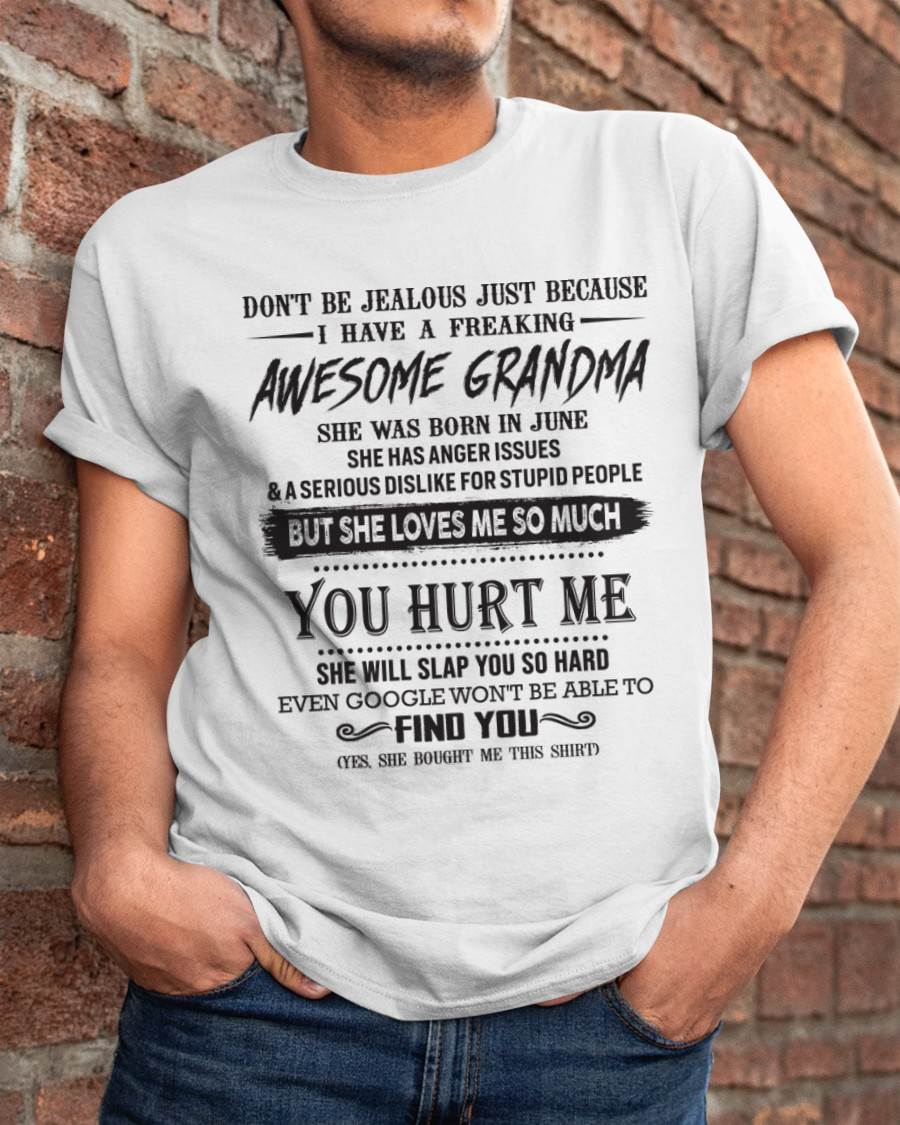 Don't Be Jealous - Gift For Grandson And Granddaughter From Grandma - DOAN06 (SKU07-153-06)