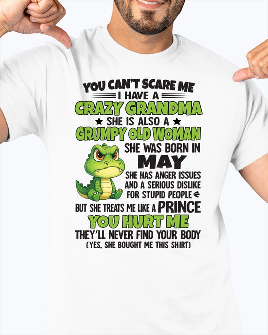 MAY - YOU CAN'T SCARE ME - FOR GRANDSON - GIFT FROM GRANDMA - EBIL05 (SKU09-85-05)