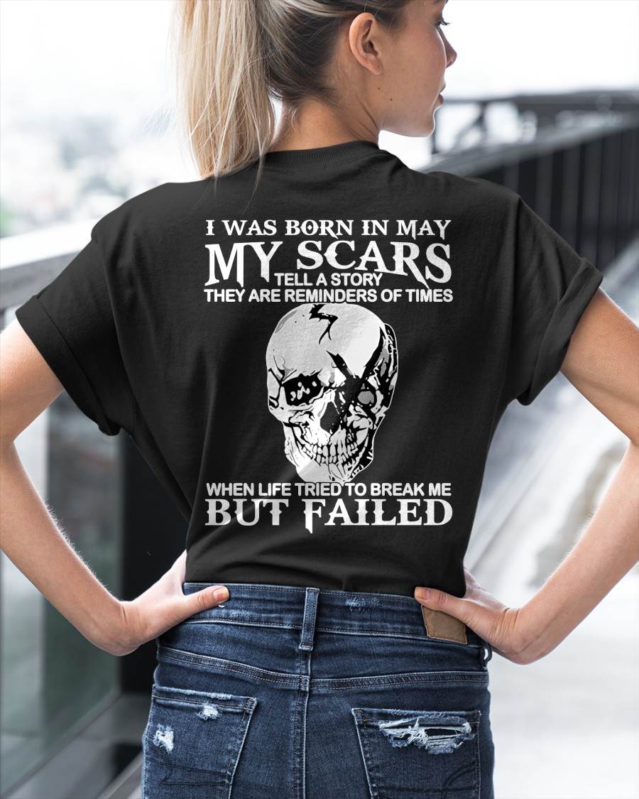 My Scars Tell A Story – T-Shirt For Woman – DOAN05 (SKU10-27-05)