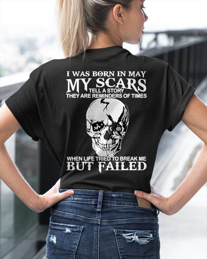 My Scars Tell A Story – T-Shirt For Woman – DOAN05 (SKU10-27-05)