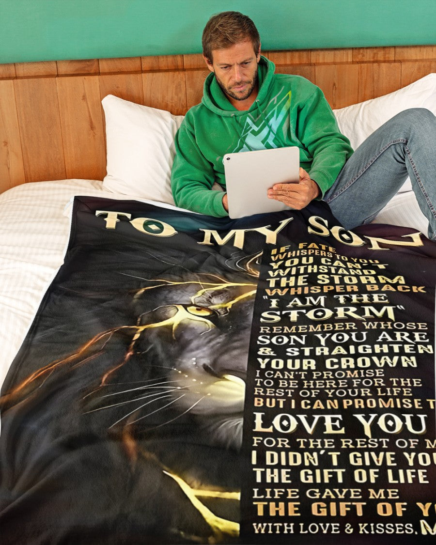 Special Gift For Your Son Blanket - From Mom (SKUB12-183)