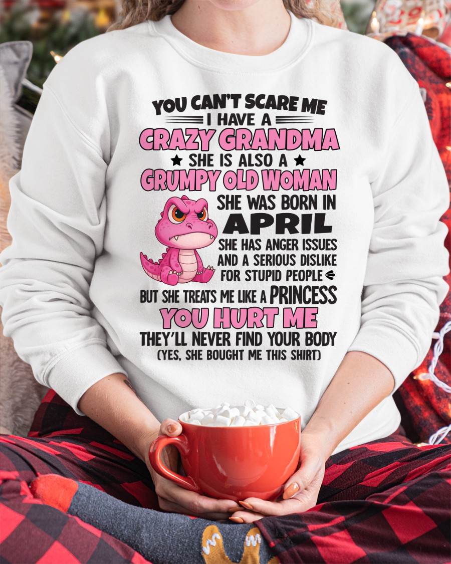 You Can’t Scare Me - Gift For Grandson And Granddaughter From Grandma - DOAN04 (SKU09-130-04)