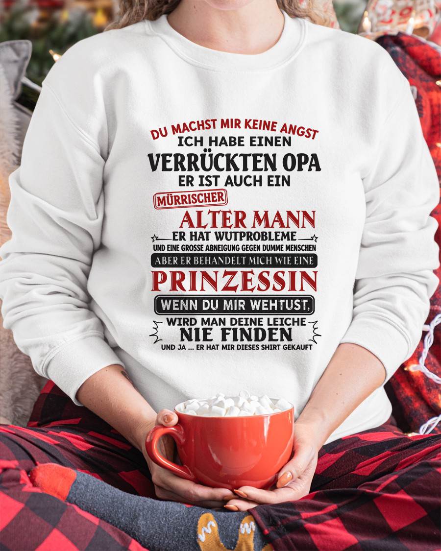 DU MACHST MIR KEINE ANGST - GESCHENK FÜR MEINE ENKELTOCHTER VON OPA - DONN00 (SKU2606-239-00)