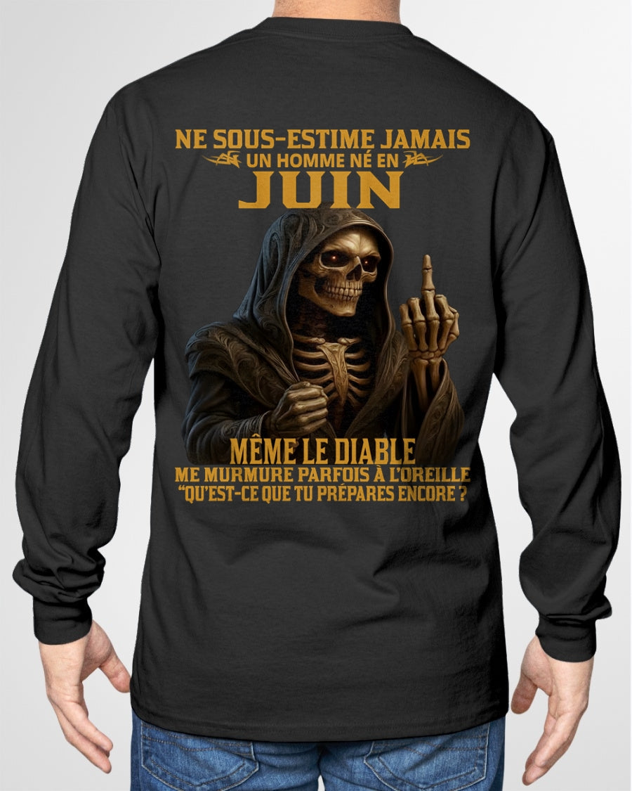 NE SOUS-ESTIME JAMAIS UN HOMME NÉ EN JUIN Fr06 DONN06 male (SKU12-305-06)
