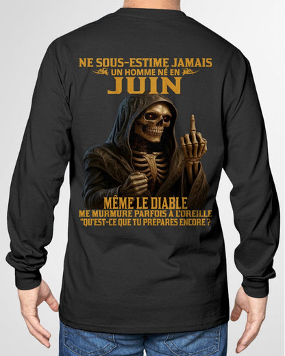 NE SOUS-ESTIME JAMAIS UN HOMME NÉ EN JUIN Fr06 DONN06 male (SKU12-305-06)