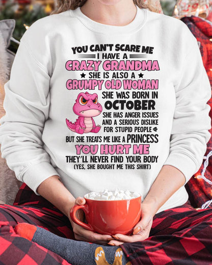 You Can’t Scare Me - Gift For Grandson And Granddaughter From Grandma - DOAN10 (SKU09-130-10)