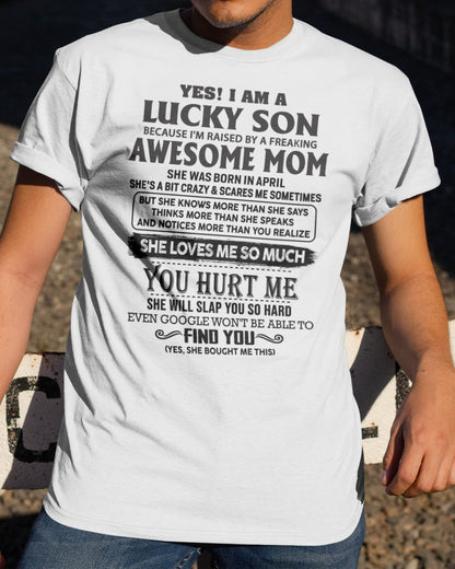 April - Awesome Mom - Perfect Gift For Your Son From Mom - ebil04 (SKU-LKW-04)