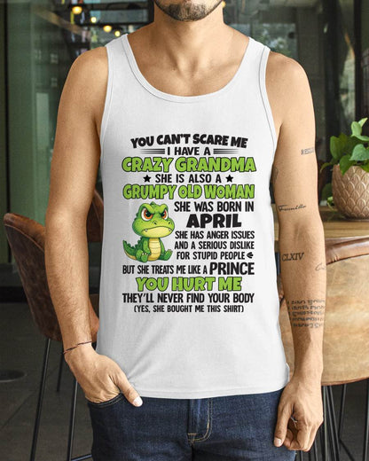 April - You Can’t Scare Me - Gift For Grandson From Grandma - DOAN04 (SKU09-85-04)