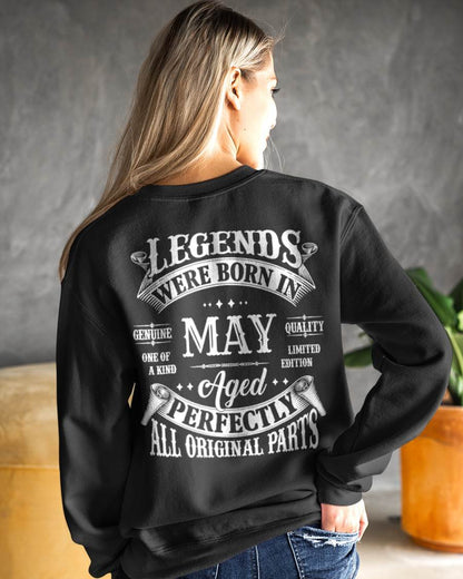 Legends Were Born In May - T Shirt For Woman - DONN05 (SKU08-37-05)
